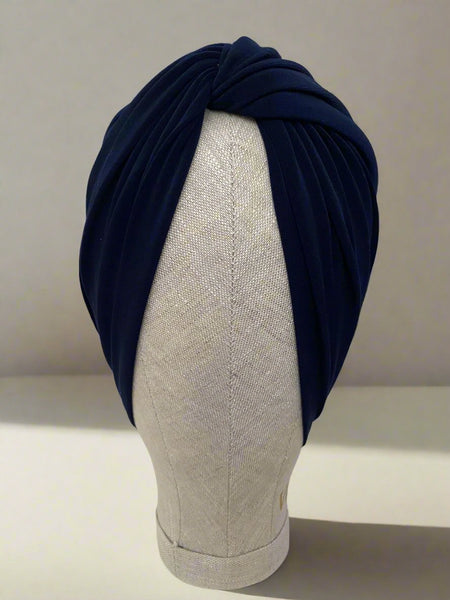 Cross turban Navy