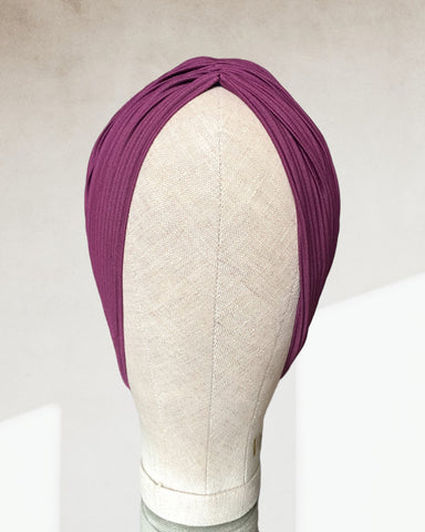 Sya turban in purple