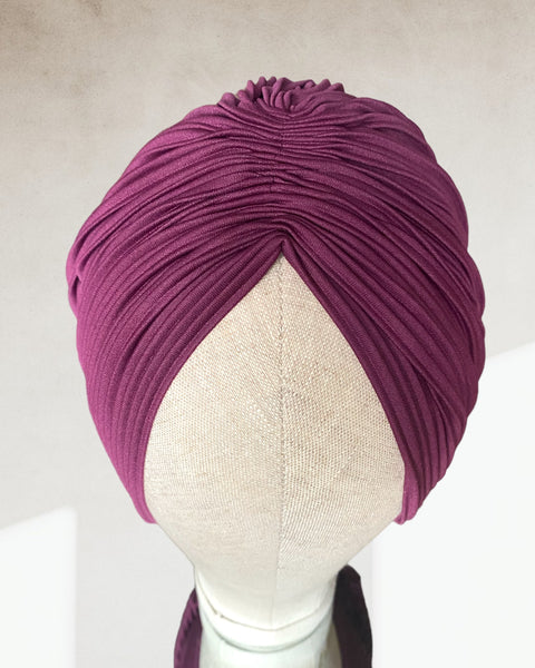 Sya turban in purple