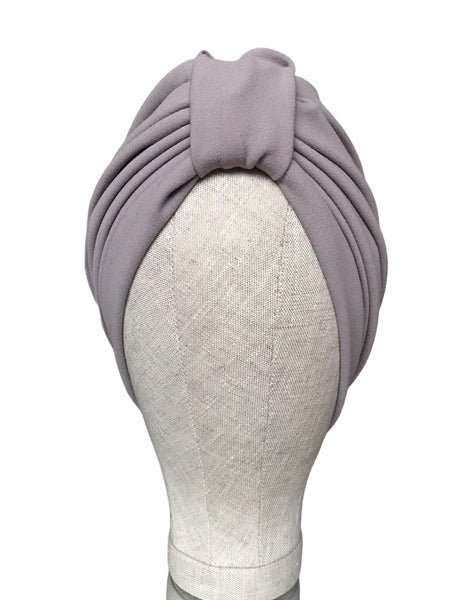 Grey classic turban