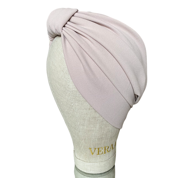 Top wrap turban in cashmere colour