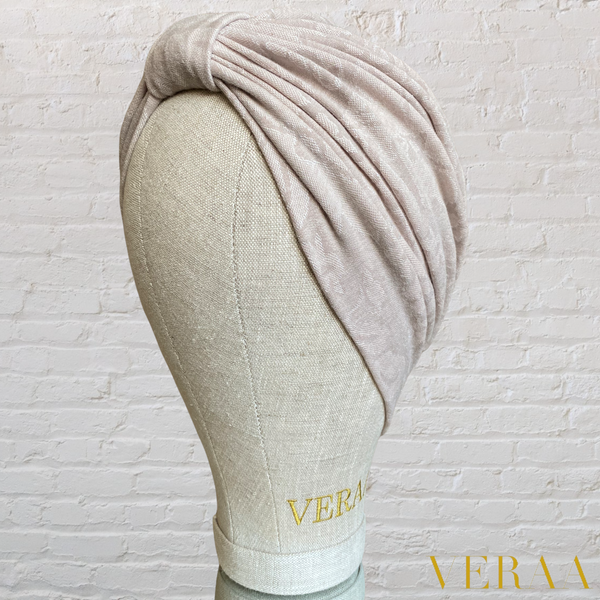 Jacquard jersey turban