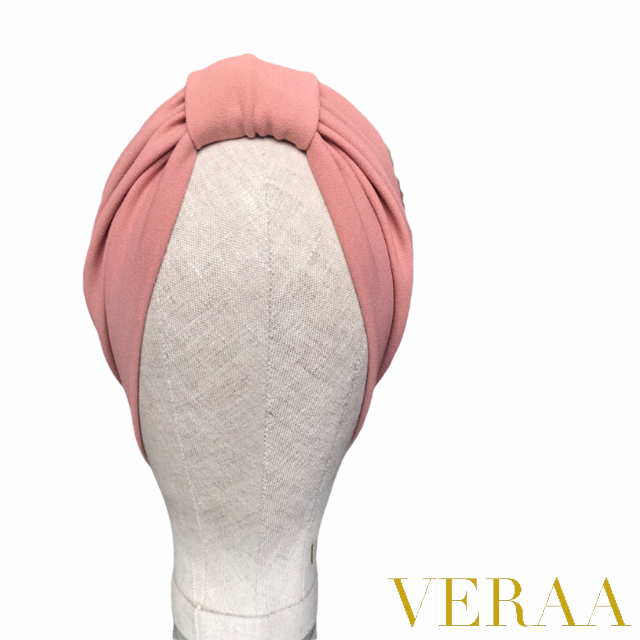 Rose pink turban