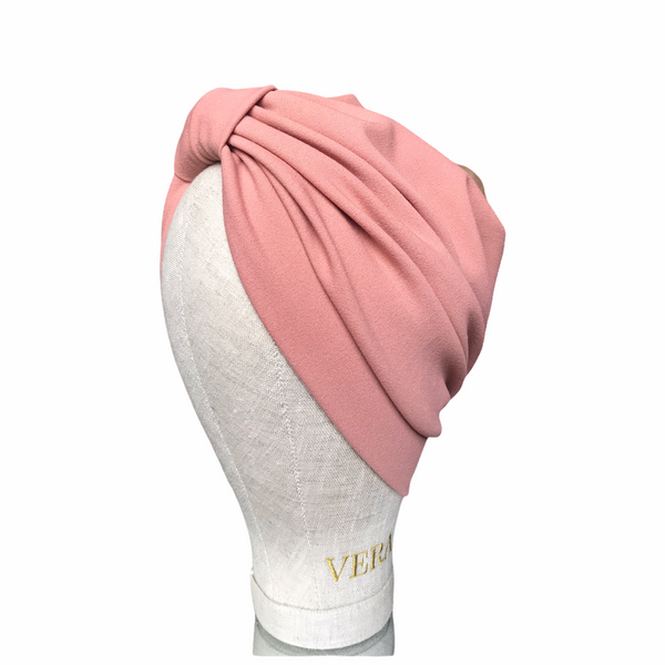 Rose pink turban