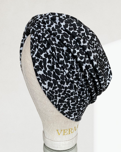 Black/Grey classic turban