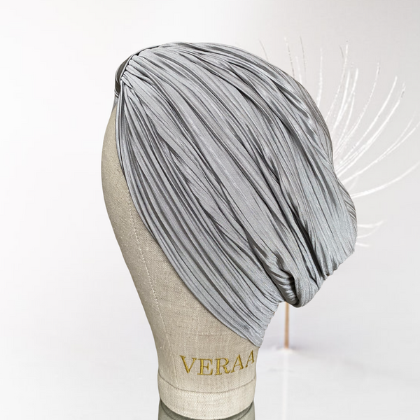 Silver grey turban