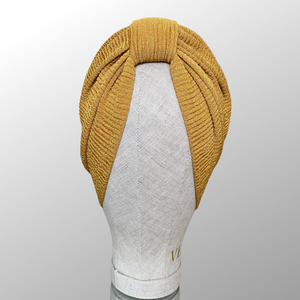 Mustard gold turban