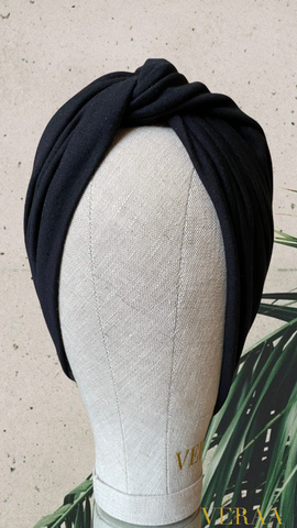 Black cross turban